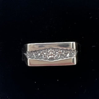 Guiot de Bourg Sterling Silver Fracture Ring-Guiot de Bourg-Picayune Cellars & Mercantile