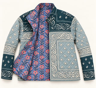 Cotton Bandana Suzani Jacket