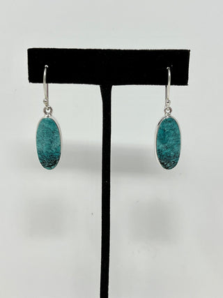 Tibetan Turquoise Sterling Silver Earrings