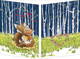 Trifold Card "Hello Baby Fox"