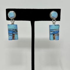 Turquoise Inlay Earrings