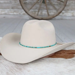 Chunky Turquoise Stone Hat Band