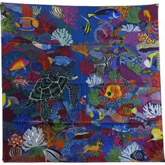 Hermès Scarf Under the Wave 90