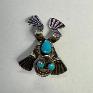 Zuni Frog Brooch-Miscellaneous-Picayune Cellars & Mercantile