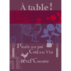 Tissage Moutet A Table! Kitchen Towel