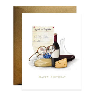 Aged To Perfection Birthday Card Cards - Picayune Cellars & Mercantile