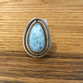 Alice Johnson Larimar Ring Rings - Picayune Cellars & Mercantile