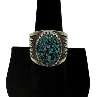 Alton Bedonie Black Web Kingman Ring Rings - Picayune Cellars & Mercantile