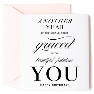 "Another Year Graced" Birthday Card Cards - Picayune Cellars & Mercantile