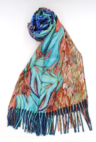 Artist Printed Scarf Scarves - Picayune Cellars & Mercantile