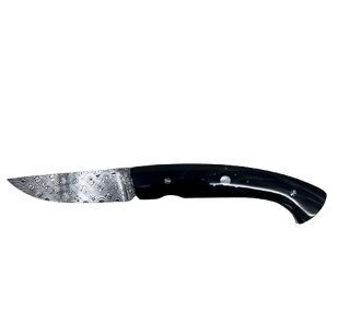 Atelier 1515 "1900" Black Buffalo Horn Pocket Knife Knives - Picayune Cellars & Mercantile