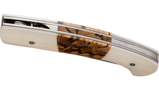 Atelier 1515 Trilogy Buffalo Bone, Spalted Beech Wood Pocket Knife Knives - Picayune Cellars & Mercantile
