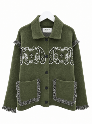 Bandana Fringe Jacket Women's Apparel - Picayune Cellars & Mercantile