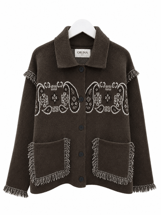 Bandana Fringe Jacket Women's Apparel - Picayune Cellars & Mercantile