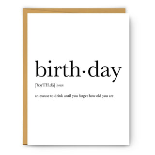 Birthday Definition Card Cards - Picayune Cellars & Mercantile