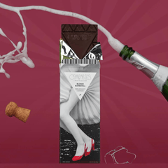 Blonde Bombshell Strawberry Champagne Chocolate Bar