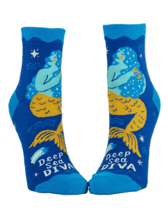 Blue Q Ankle Socks - Deep Sea Diva