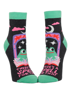 Blue Q Ankle Socks - There's A Spell