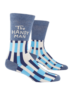 Blue Q Men's Crew Sock - Handyman
