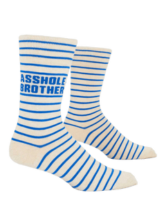 Blue Q Men's Socks - Asshole Brother