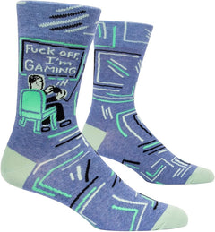 Blue Q Men's Socks - Fuck off I'm Gaming