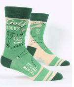 Blue Q Men's Socks - Golf Socks