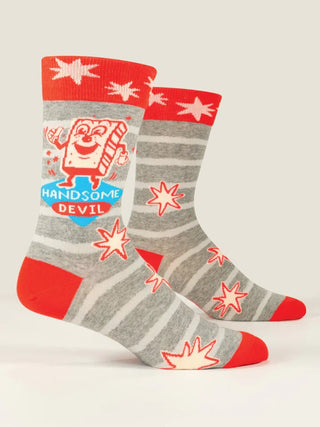 Blue Q Men's Socks "Handsome Devil" Socks - Picayune Cellars & Mercantile