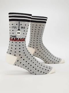 Blue Q Men's Socks - I'll Be In the Garage