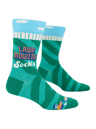 Blue Q Men's Socks - Lawn Mowing Socks Socks - Picayune Cellars & Mercantile