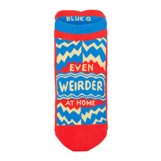 Blue Q Sneaker Socks - Weirder At Home Socks - Picayune Cellars & Mercantile