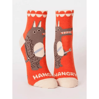 Blue Q Women's Ankle Socks - Hangry Socks - Picayune Cellars & Mercantile
