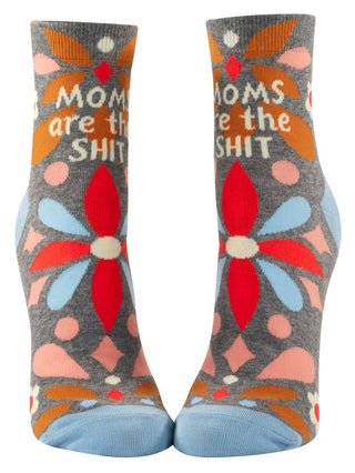 Blue Q Women’s Ankle Socks "Moms are the Shit" Socks - Picayune Cellars & Mercantile