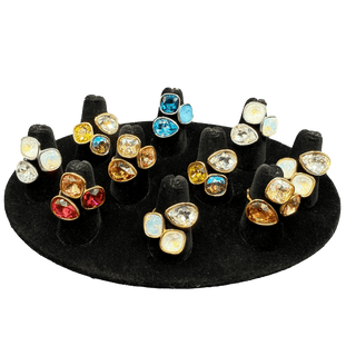 Bohm Crystal Ring Rings - Picayune Cellars & Mercantile