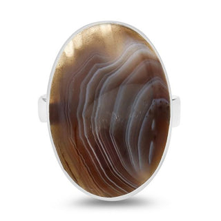 Botswana Agate Adjustable Ring Rings - Picayune Cellars & Mercantile