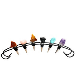 Bottle Stopper - Assorted Gemstone Crystals - Picayune Cellars & Mercantile