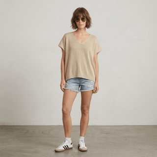 Boxy Sleeveless Knit Shirt Women's Apparel - Picayune Cellars & Mercantile
