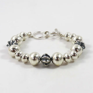 Bryan Joe Sterling Silver Navajo Pearl Bracelet Bracelets - Picayune Cellars & Mercantile