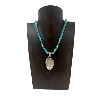 Calvin Begay Royston Turquoise Necklace with Pendant Pendants/Necklaces - Picayune Cellars & Mercantile