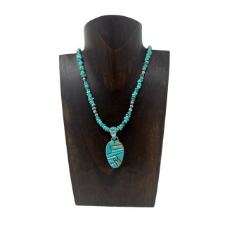Calvin Begay Royston Turquoise Necklace with Pendant Pendants/Necklaces - Picayune Cellars & Mercantile