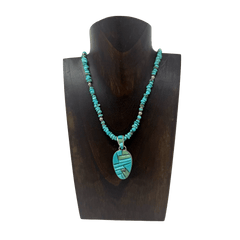 Calvin Begay Royston Turquoise Necklace with Pendant