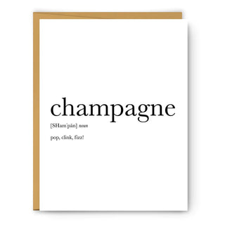 Champagne Definition Card Cards - Picayune Cellars & Mercantile