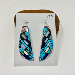 Charlene Reano Mosaic Hanging Earrings