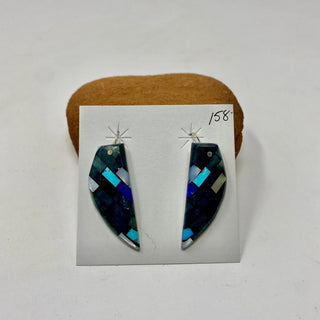 Charlene Reano Mosaic Hanging Earrings Earrings - Picayune Cellars & Mercantile