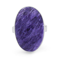 Charoite Adjustable Ring