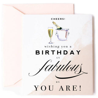 Cheers! Fabulous Champagne Birthday Card Cards - Picayune Cellars & Mercantile