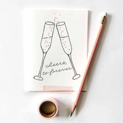 Cheers to Forever Anniversary Card