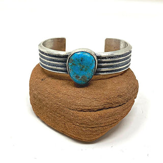 Chimney Butte Turquoise Cuff Bracelet Bracelets - Picayune Cellars & Mercantile