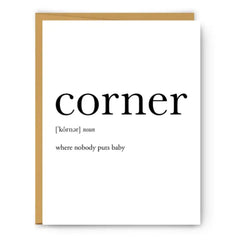 Corner Definition Everyday Card