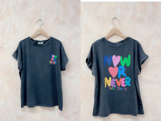 Cotton Blend "Words" T-Shirt Women's Apparel - Picayune Cellars & Mercantile