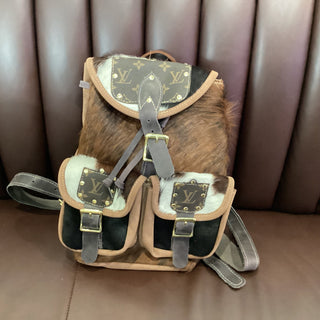Cow Hide Backpack Purses - Picayune Cellars & Mercantile